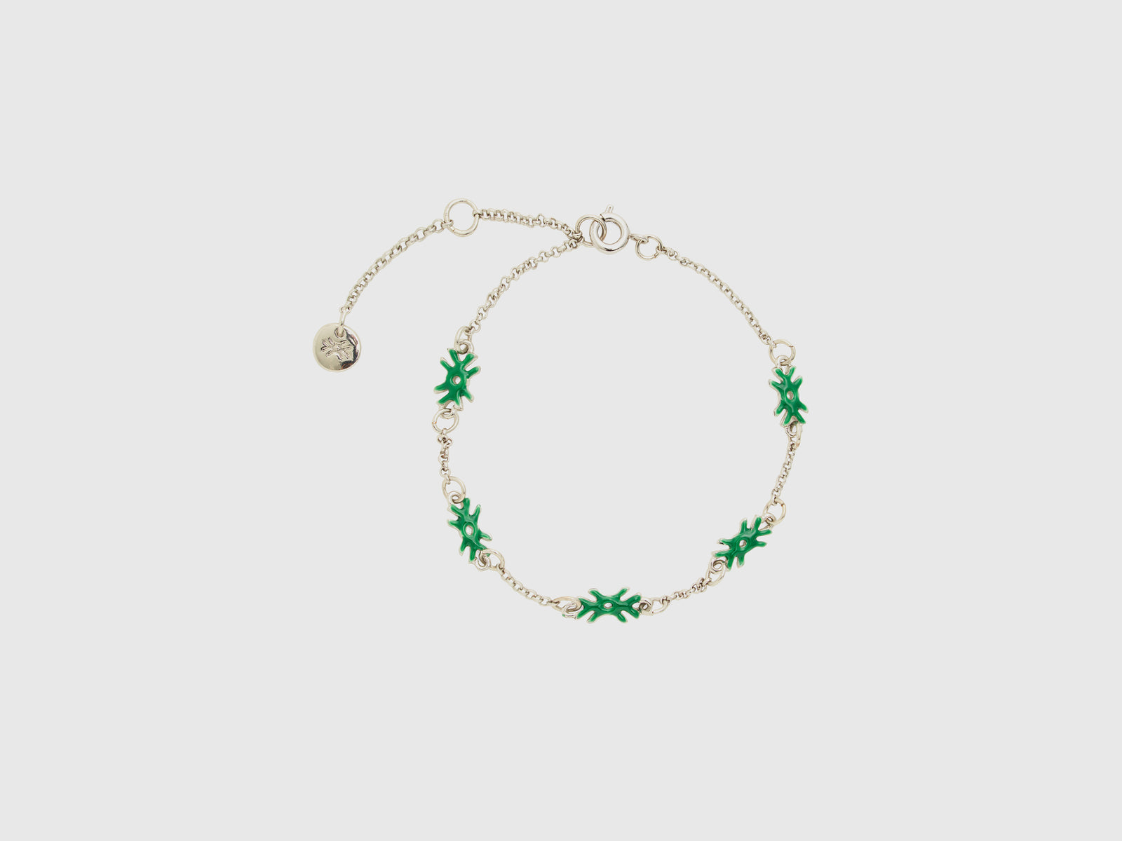 Bracciale con loghi da donna verde | Benetton Outlet