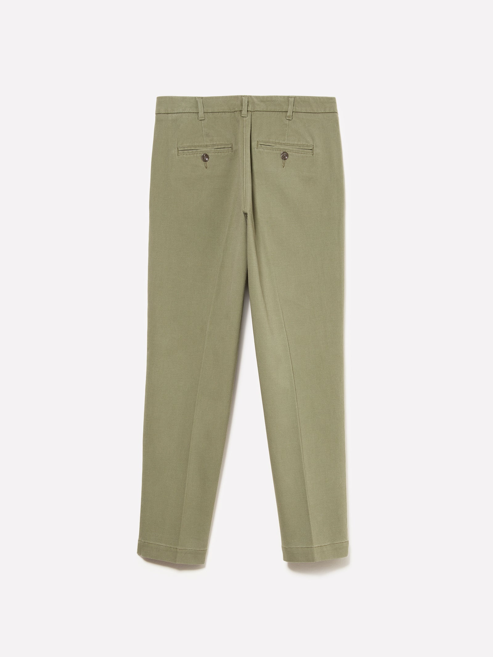 Pantaloni chino verde scuro a sigaretta da donna verde militare 2 | Sisley Outlet