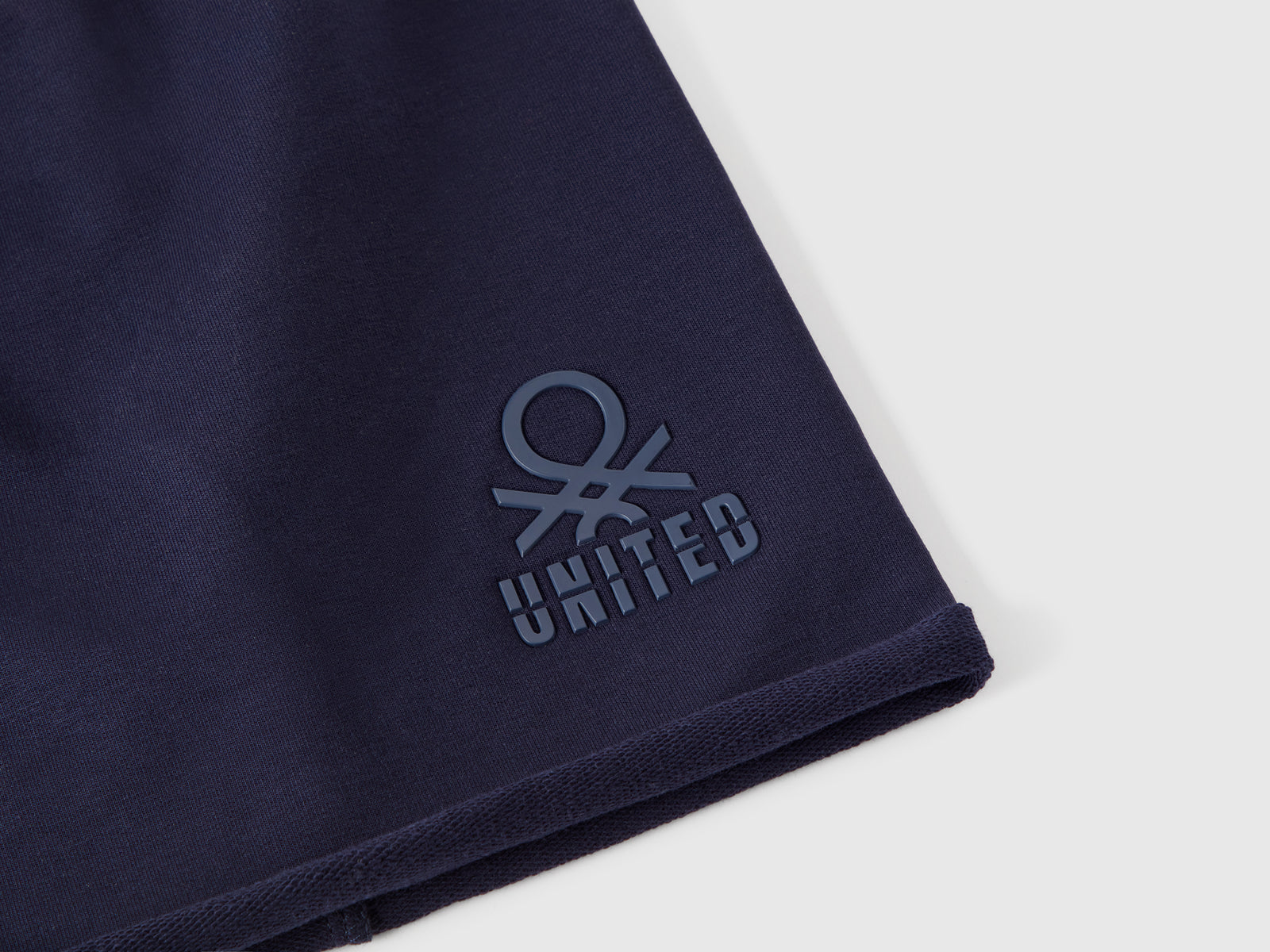Cuffietta in cotone stretch da bambino blu scuro 3 | Benetton Outlet