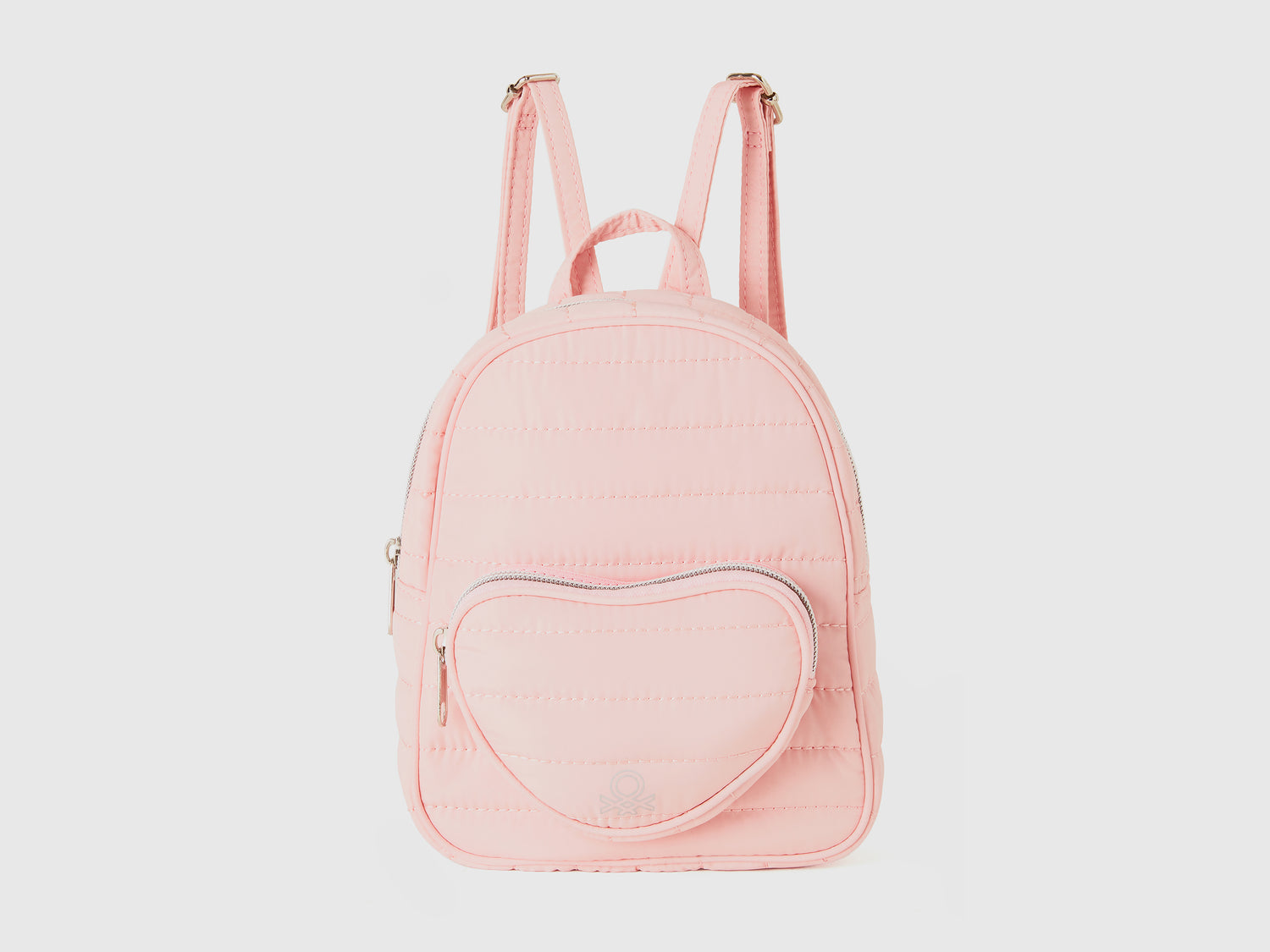 Zaino con tasca a forma di cuore da bimba rosa | Benetton Outlet