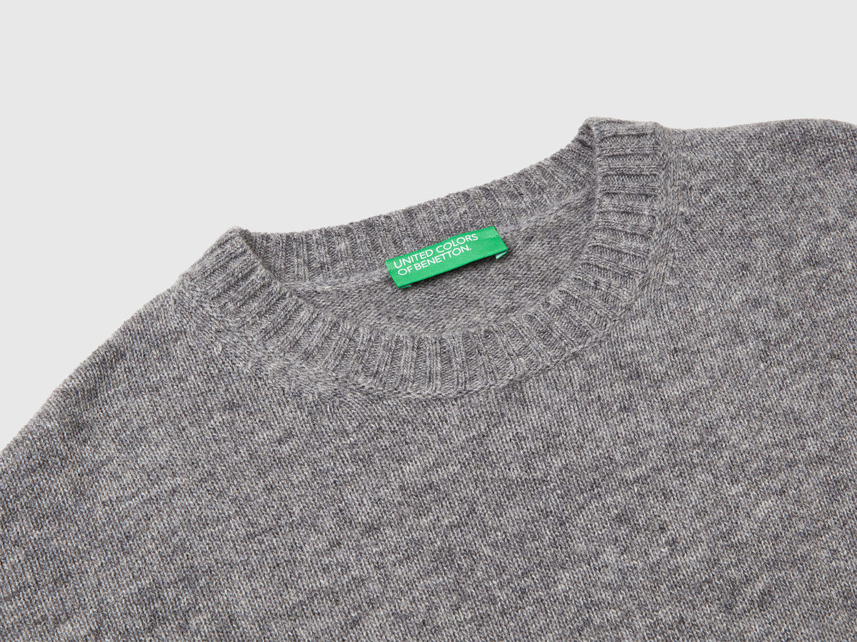 Maglia boxy fit in misto lana