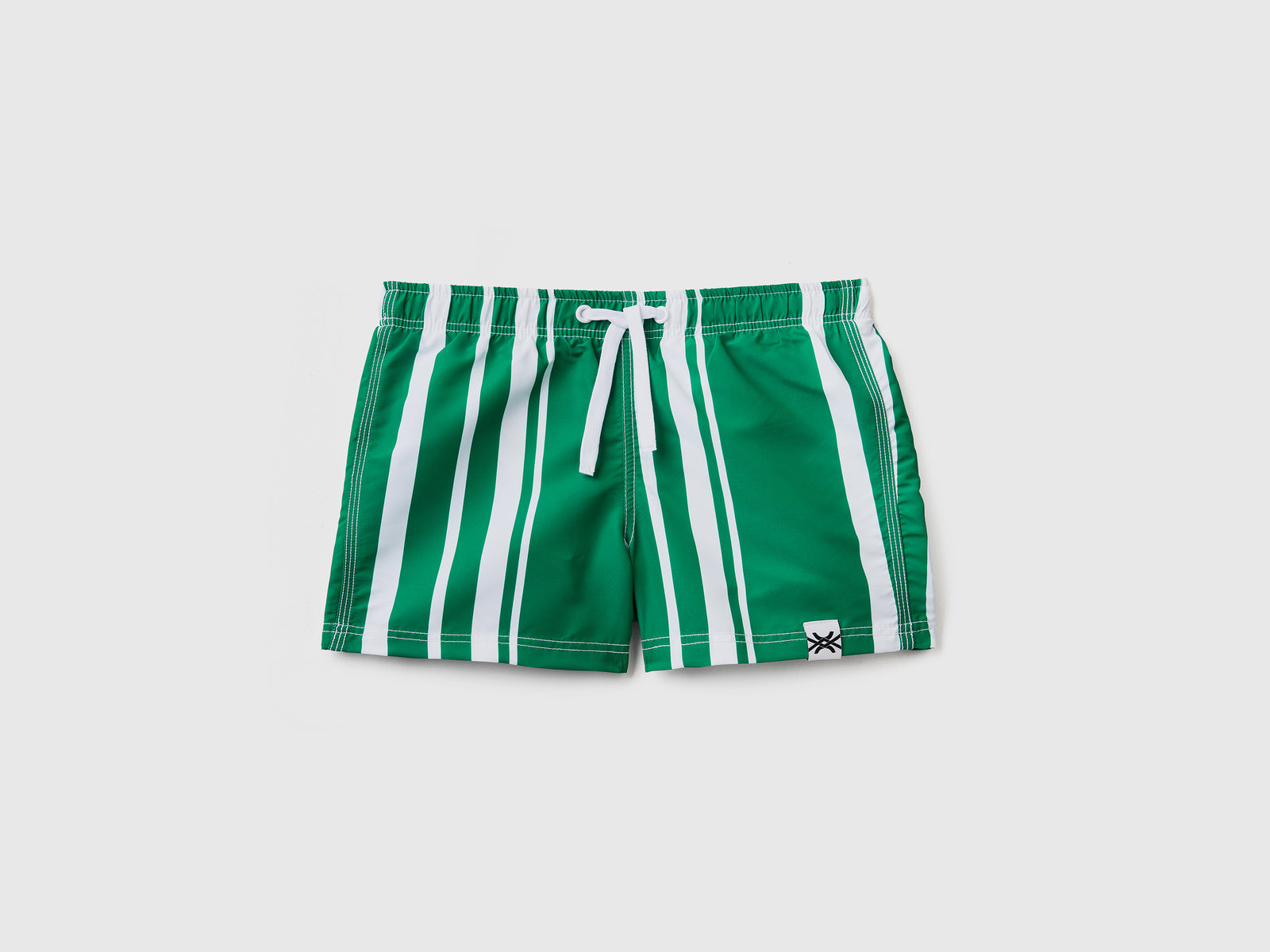 Costume boxer stampato da bambino verde | Benetton Outlet
