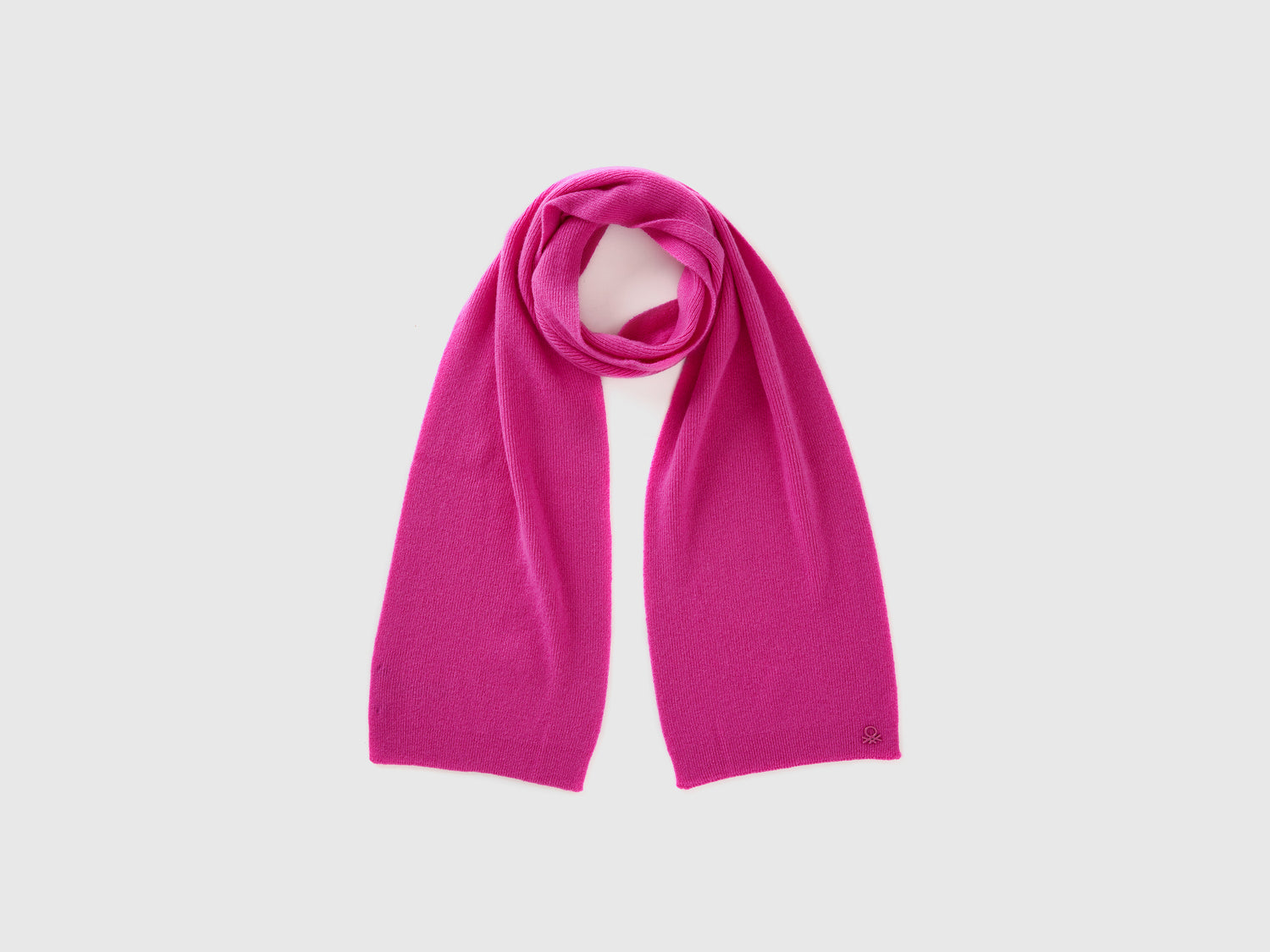 Sciarpa in misto lana da bambino fucsia | Benetton Outlet