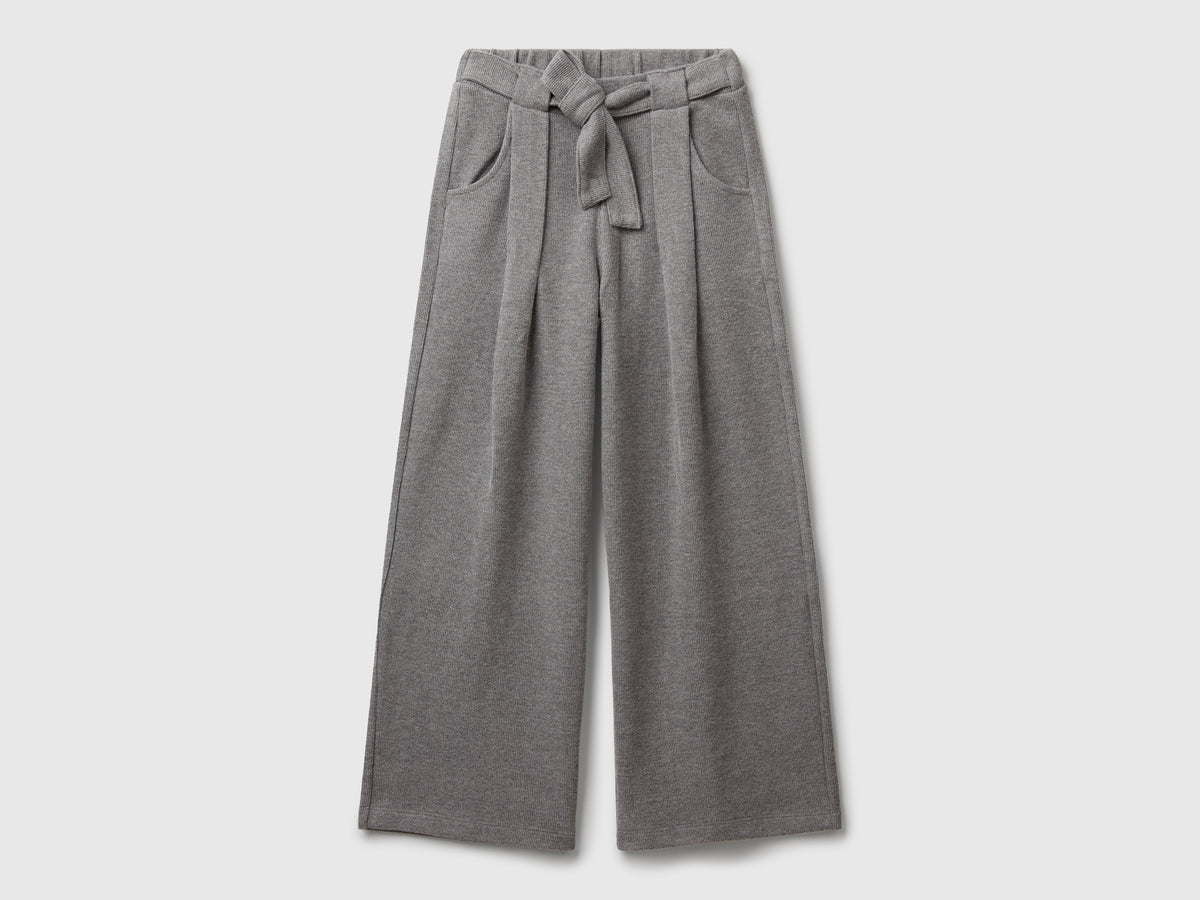 Pantaloni con fusciacca in caldo cotone