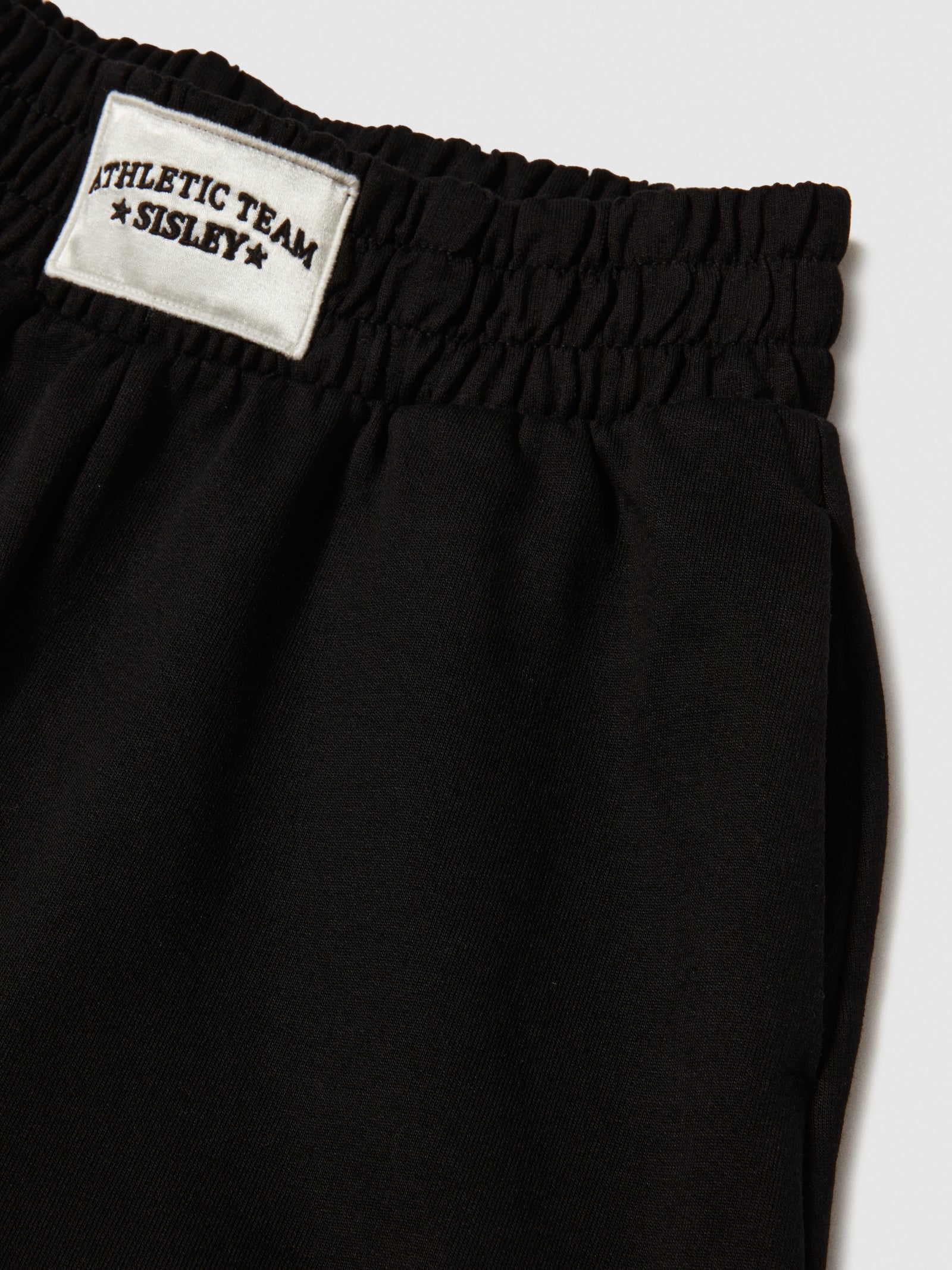 Shorts in felpa da bambina nero 2 | Sisley young Outlet
