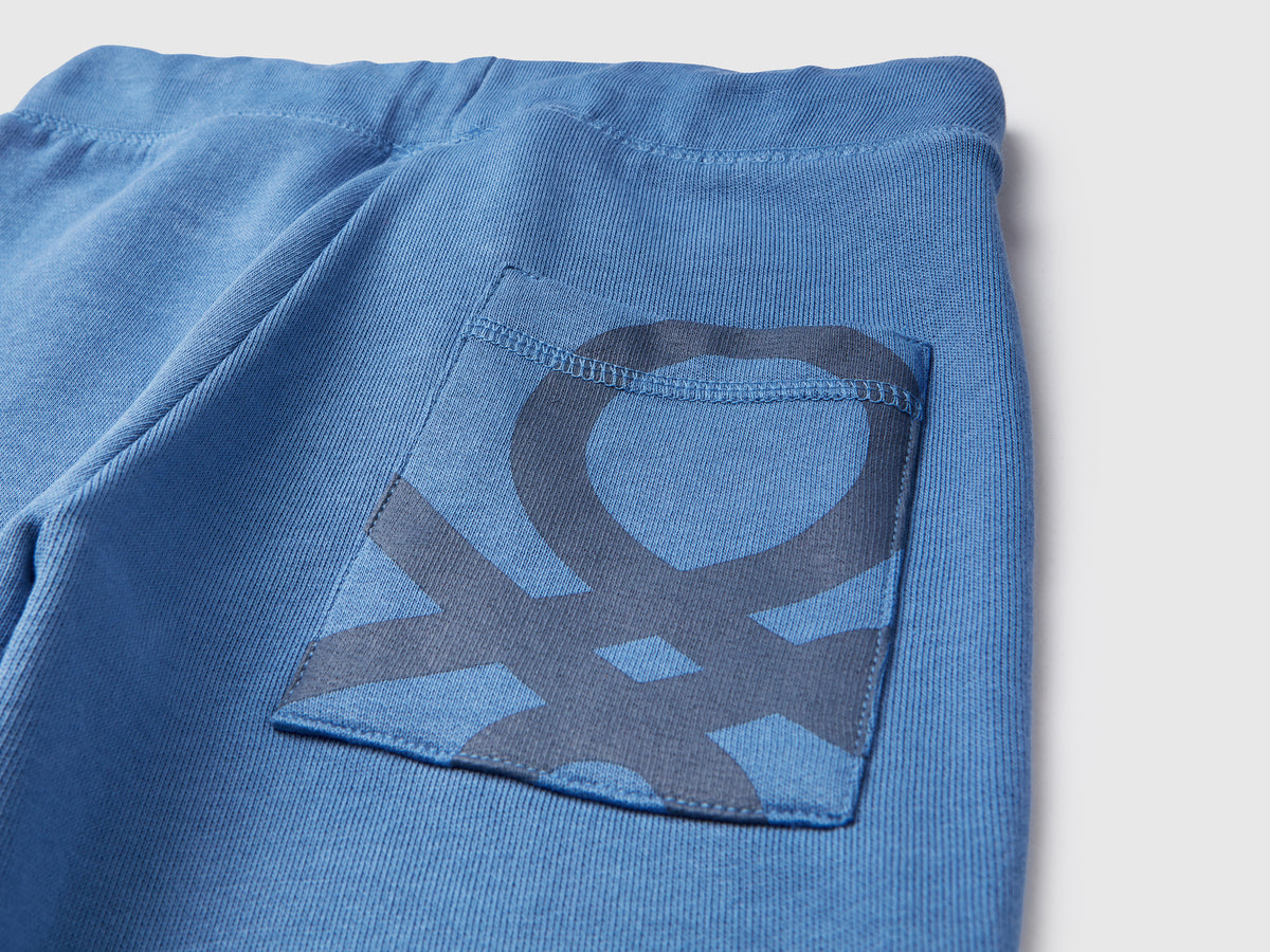 Pantaloni in felpa 100% cotone