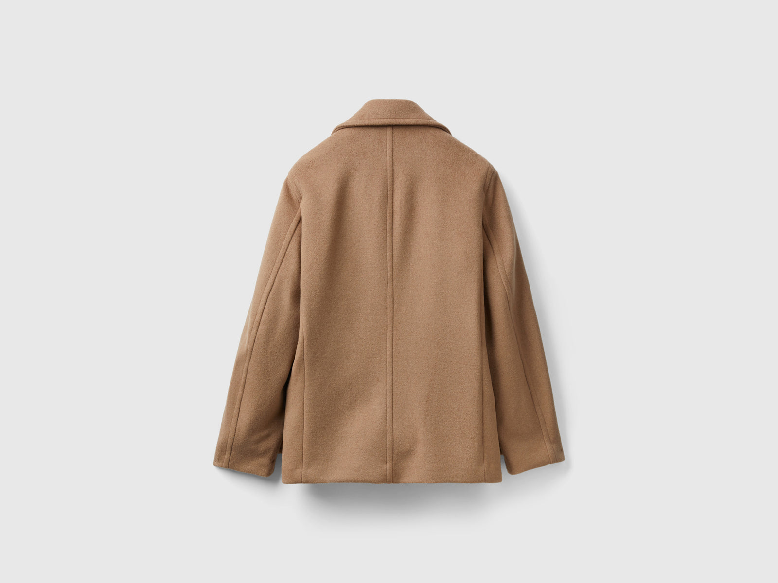 Giacca in misto lana Shetland da uomo cammello 2 | Benetton Outlet