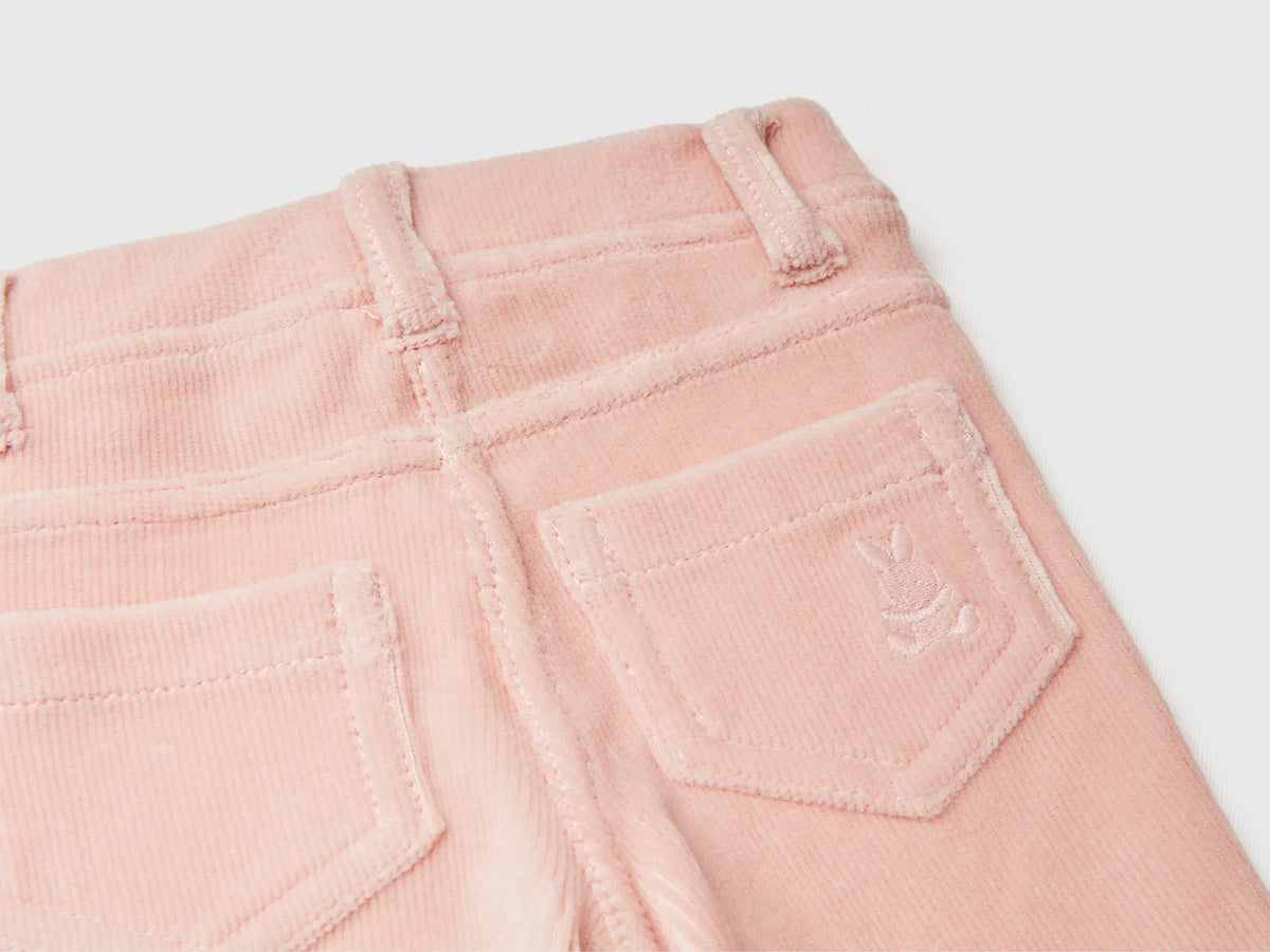 Pantaloni in ciniglia stretch