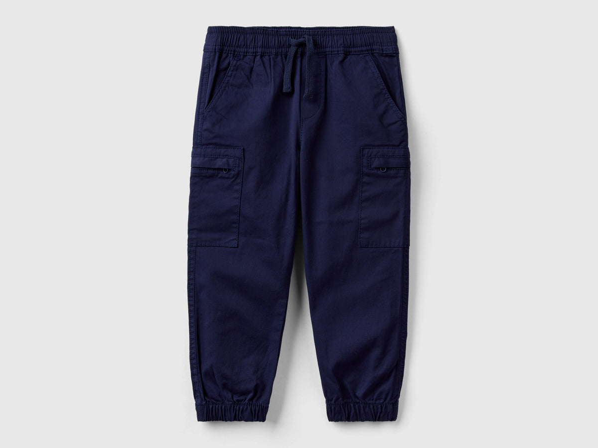 Pantaloni cargo con coulisse