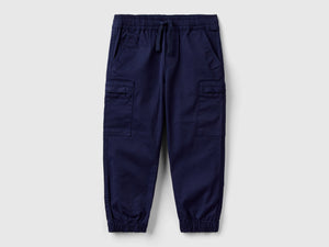 Pantaloni cargo con coulisse