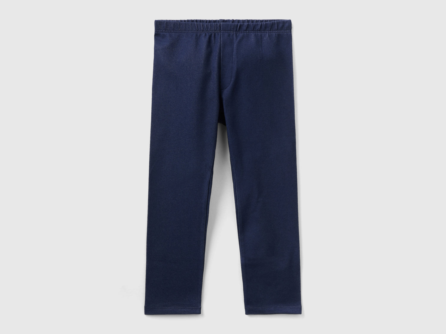 Jeggings in misto cotone stretch da bimba blu scuro | Benetton Outlet