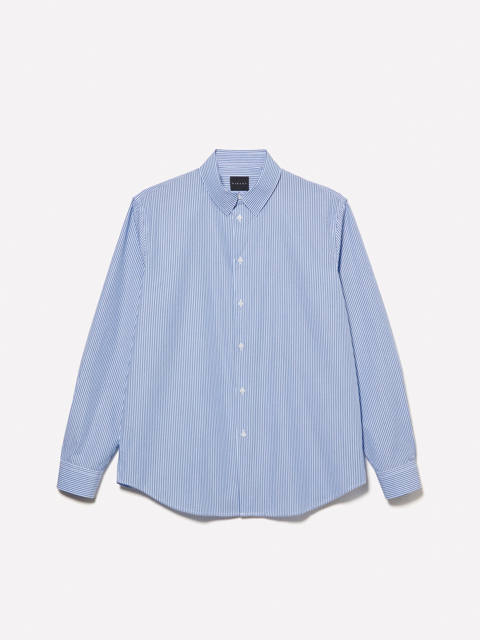 Camicia tinto filo da uomo blu | Sisley Outlet