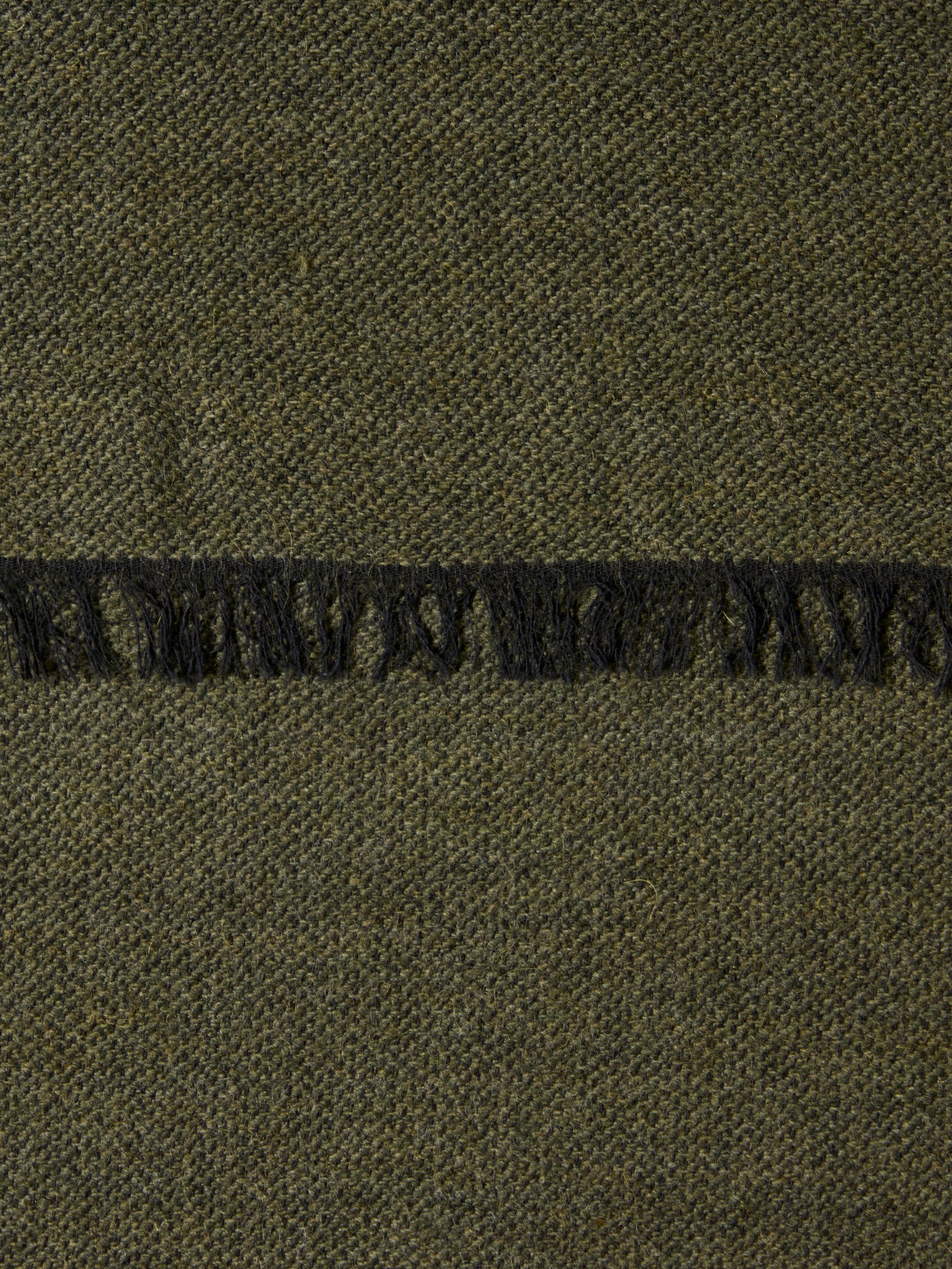 Sciarpa tinta unita da uomo verde militare 2 | Sisley Outlet