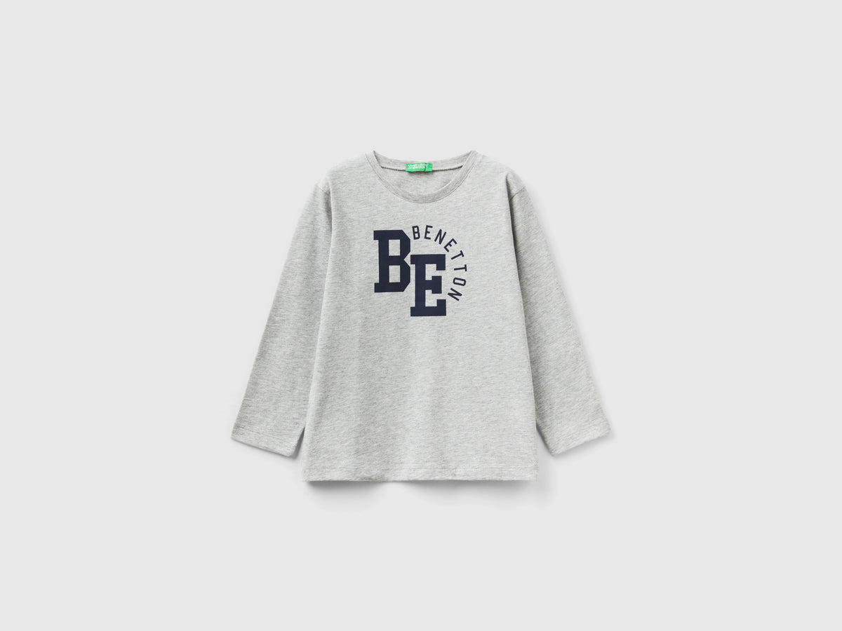 T-shirt manica lunga con logo