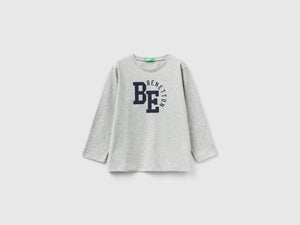 T-shirt manica lunga con logo