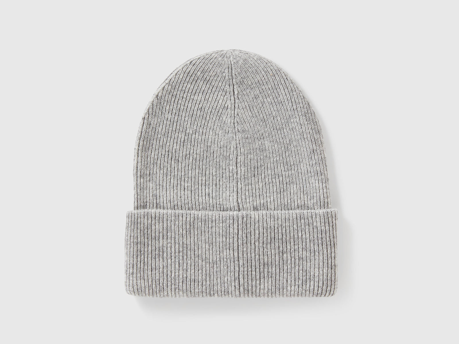 Berretto in misto lana da bambino grigio chiaro 2 | Benetton Outlet
