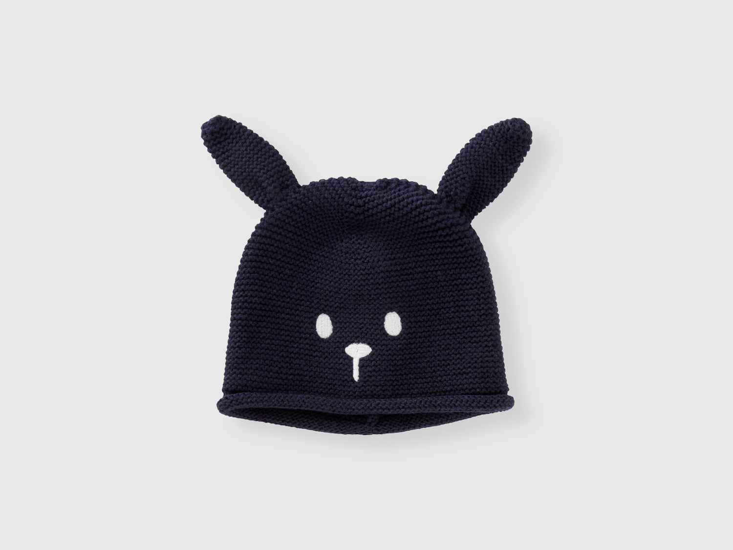 Cappellino crochet con applicazioni da neonato blu scuro | Benetton Outlet