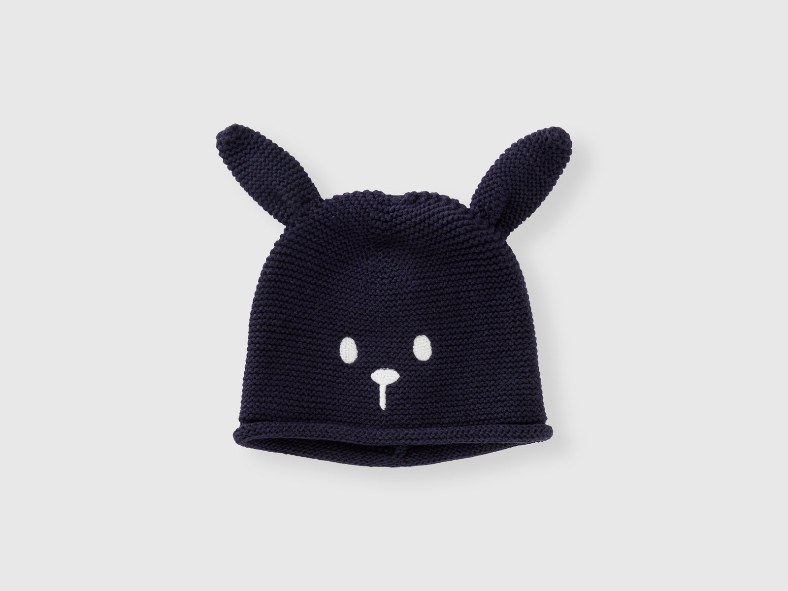 Cappellino crochet con applicazioni da neonato blu scuro | Benetton Outlet