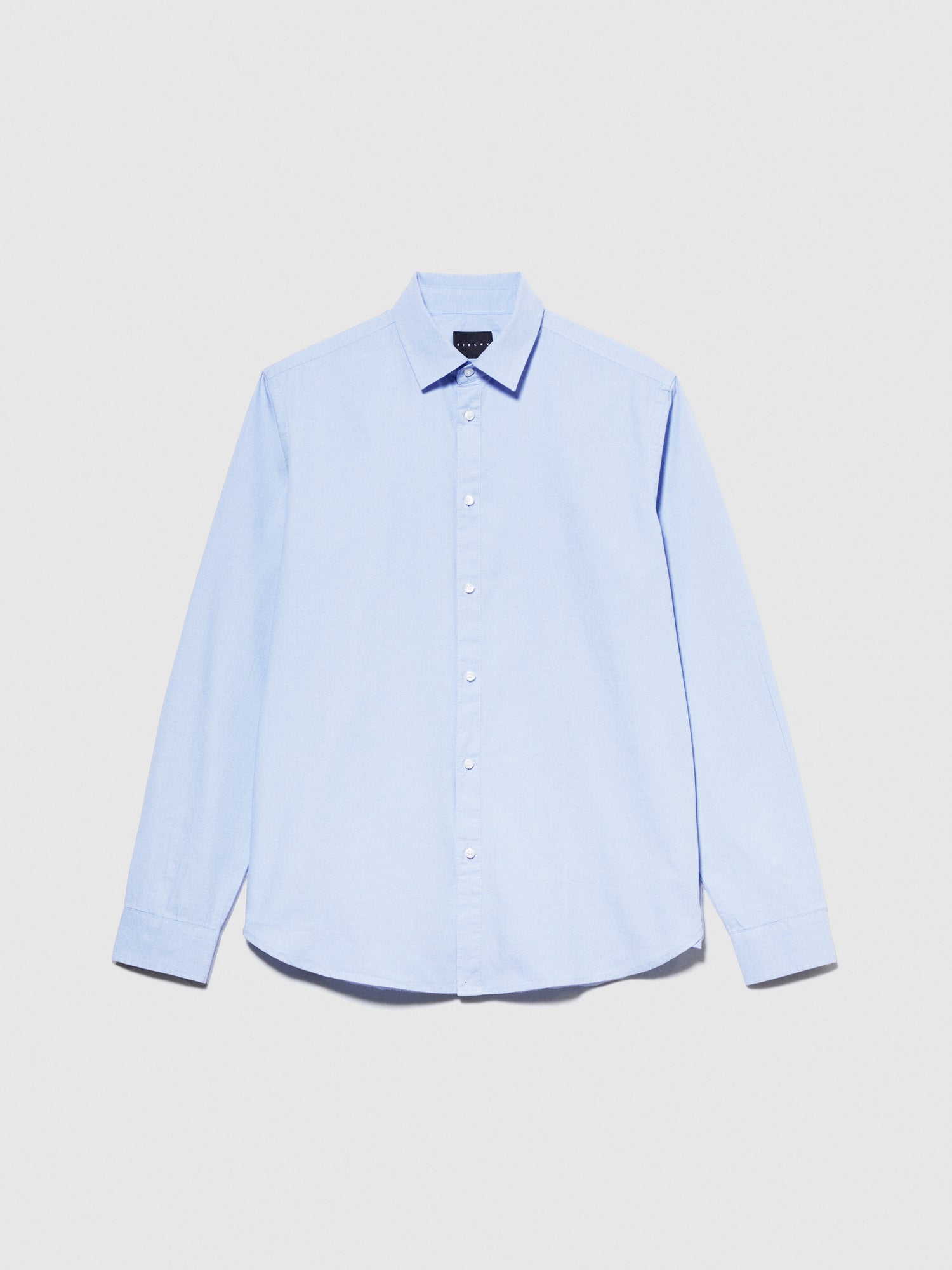 Camicia 100% cotone da uomo azzurro | Sisley Outlet