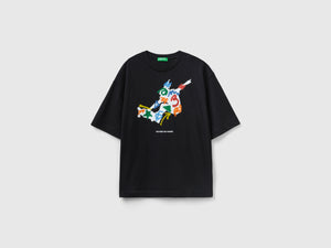 T-shirt girocollo con stampa