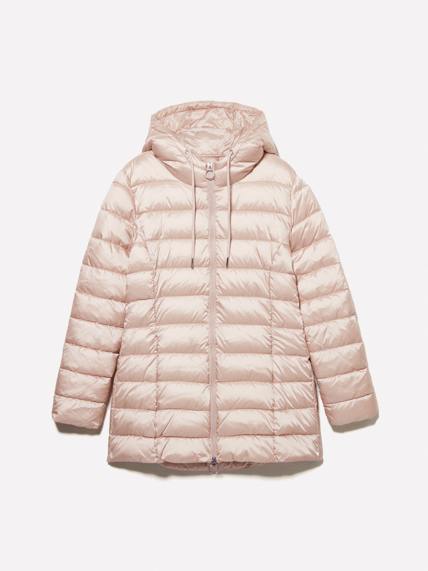 Giubbotto imbottito in nylon rosa chiaro da donna rosa tenue | Sisley Outlet