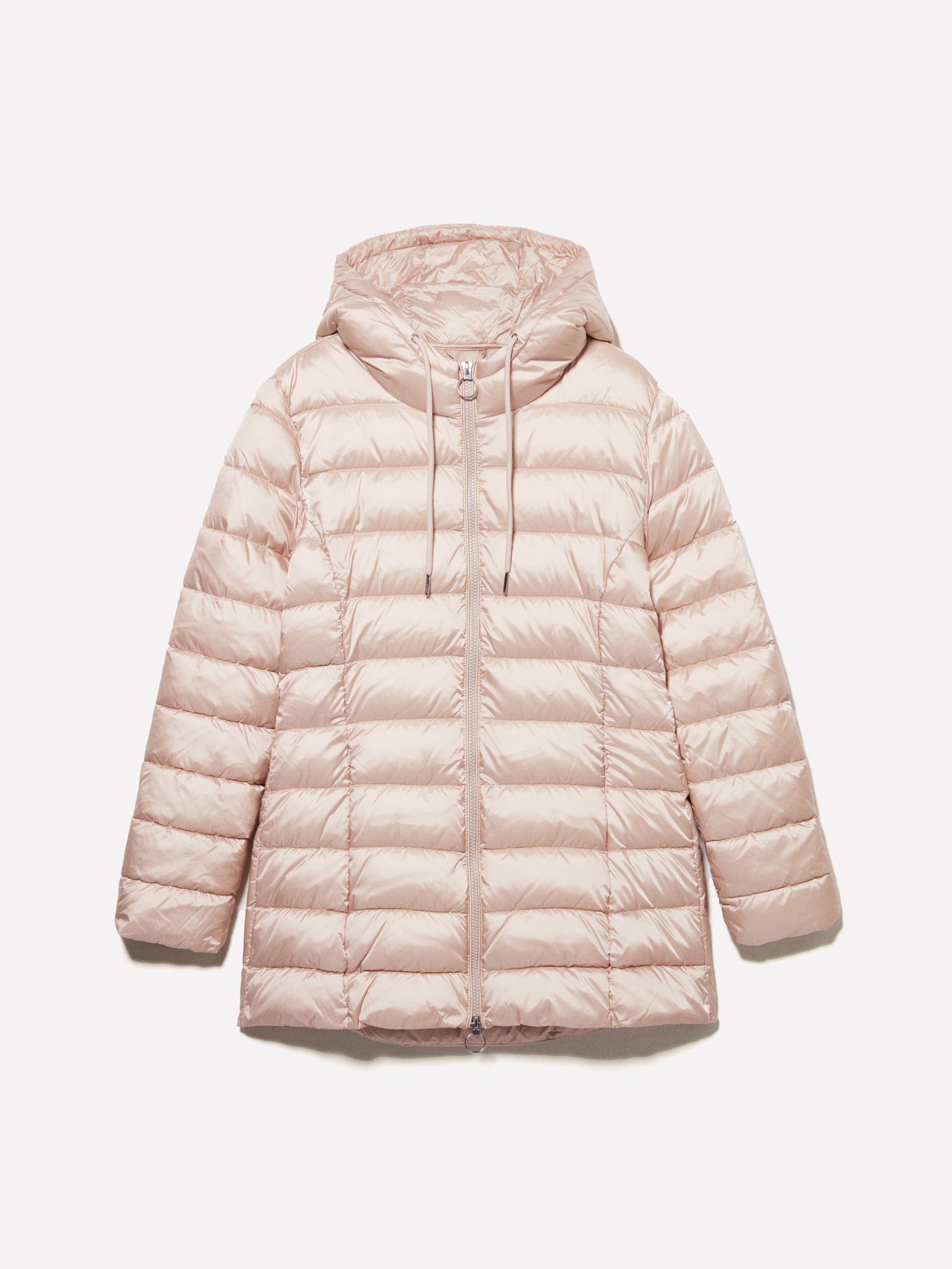 Giubbotto imbottito in nylon rosa chiaro da donna rosa tenue | Sisley Outlet