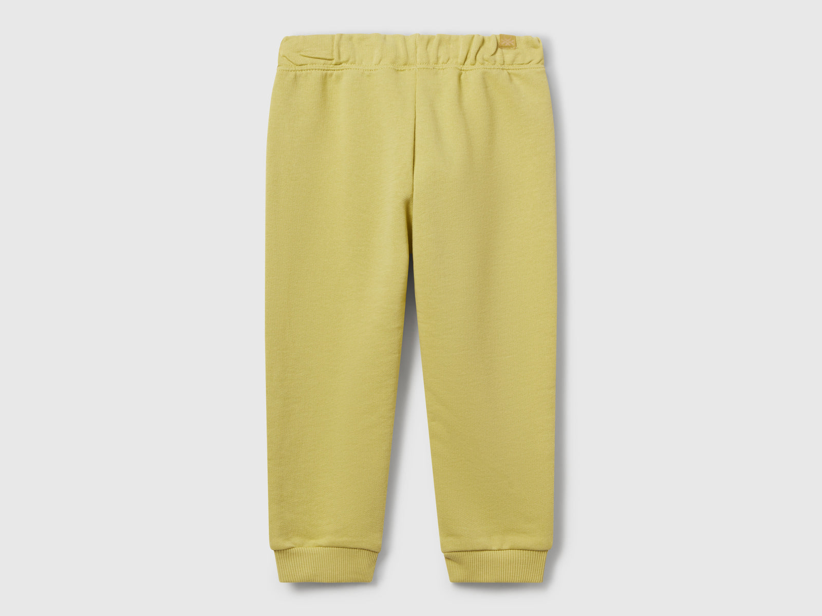 Joggers in felpa regular fit da bimbo giallo 2 | Benetton Outlet