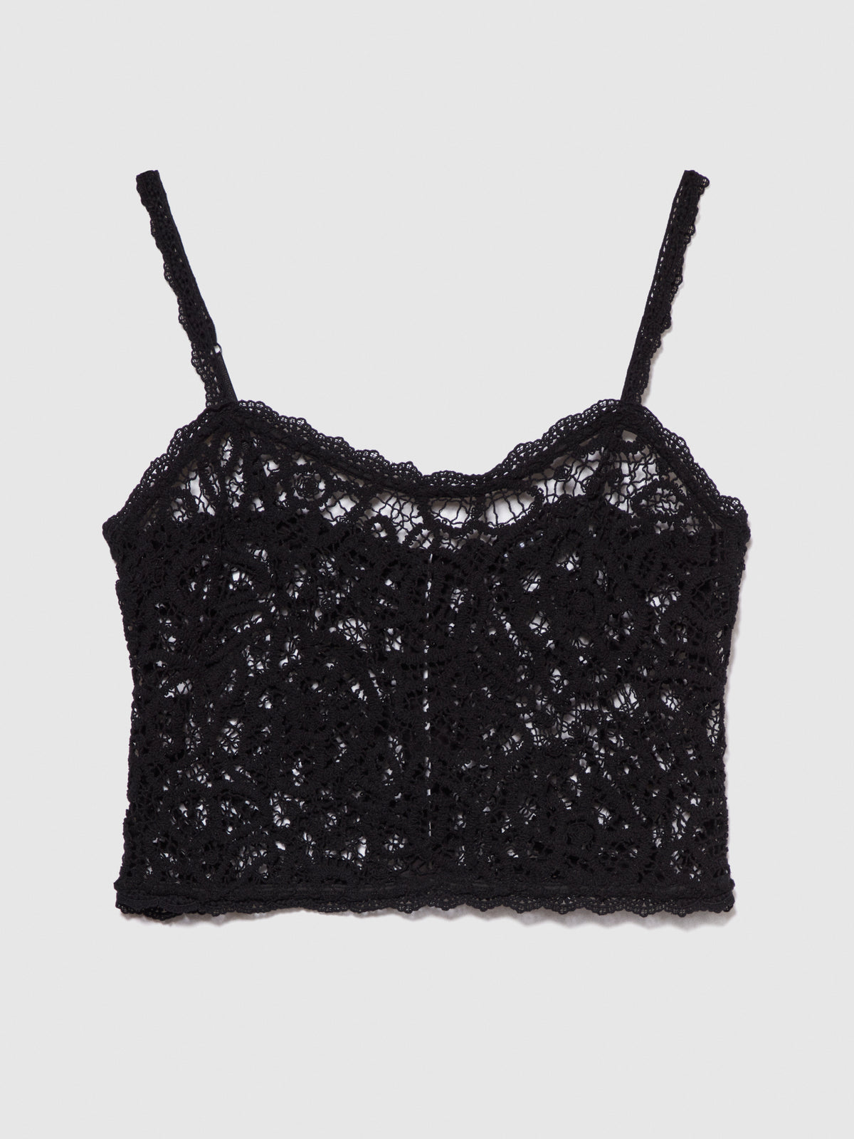 Top cropped in crochet