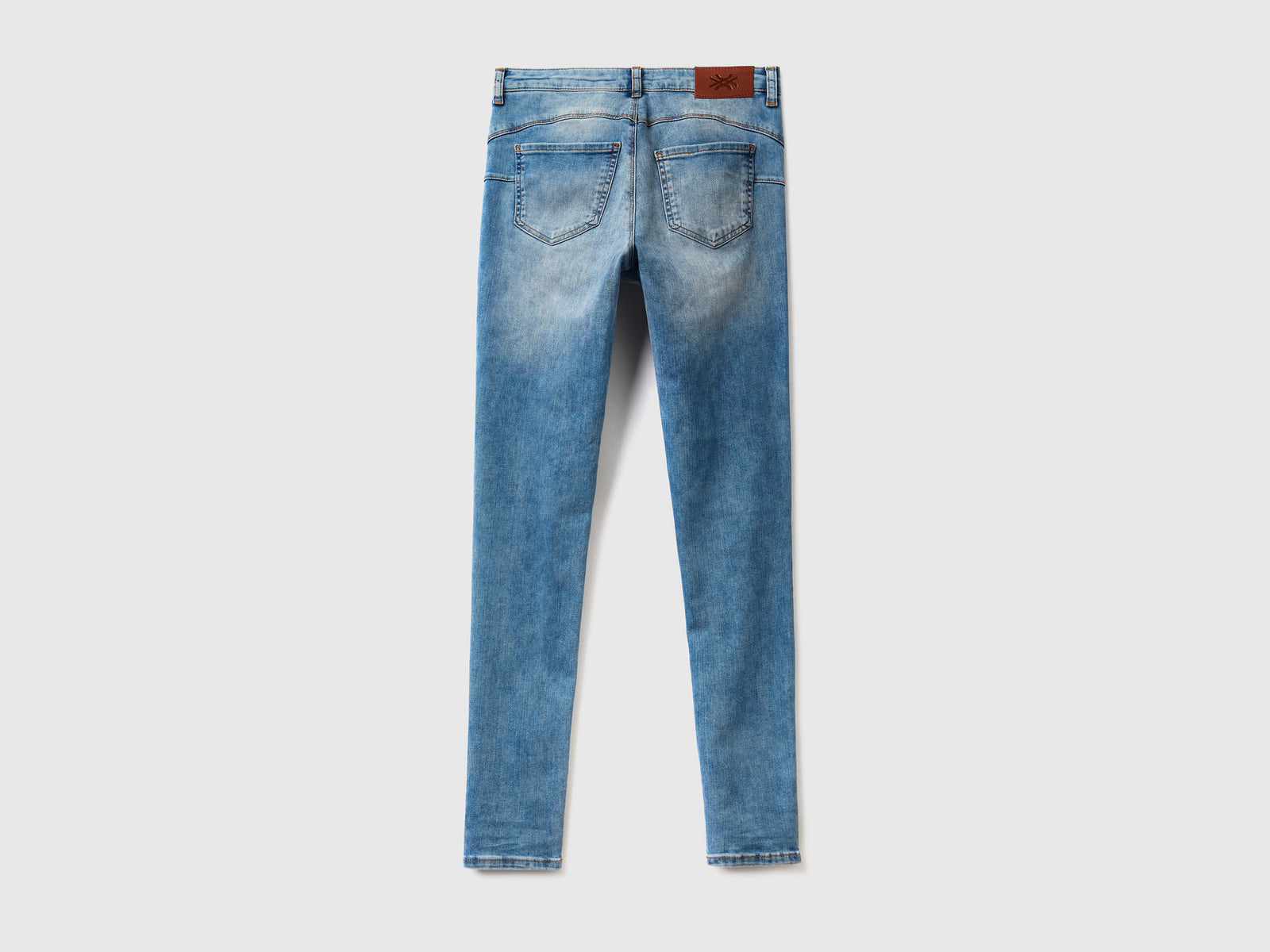 Jeans push up skinny fit da donna azzurro 2 | Benetton Outlet