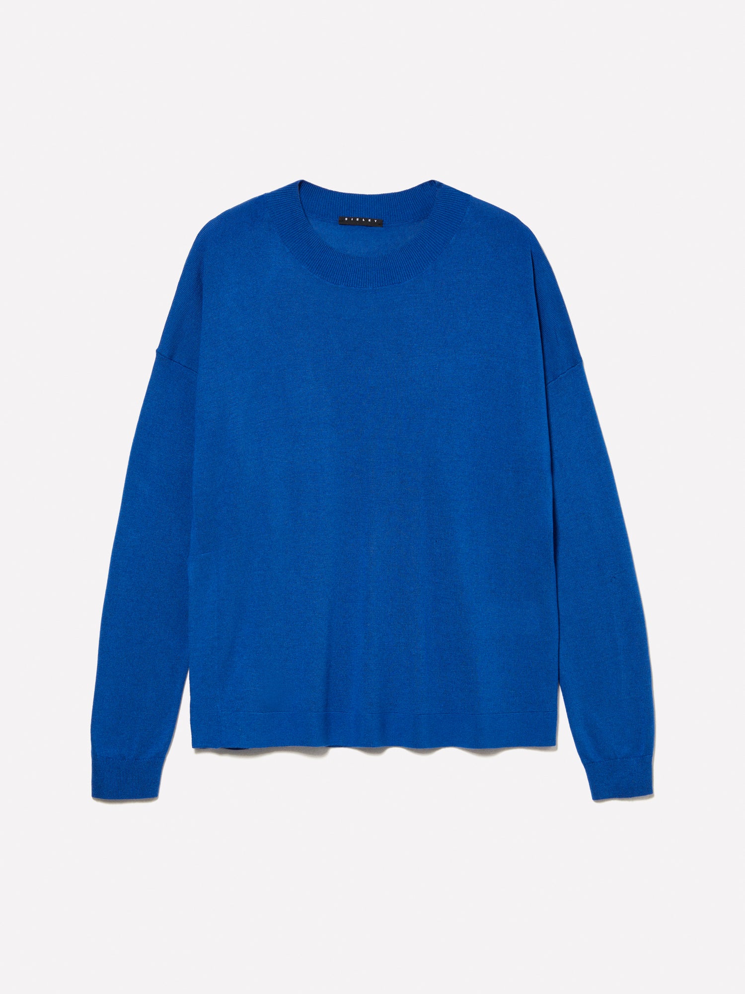 Maglia in misto seta da donna blu | Sisley Outlet