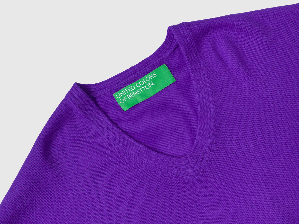 Maglia scollo a V over fit