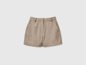 Shorts in misto lana