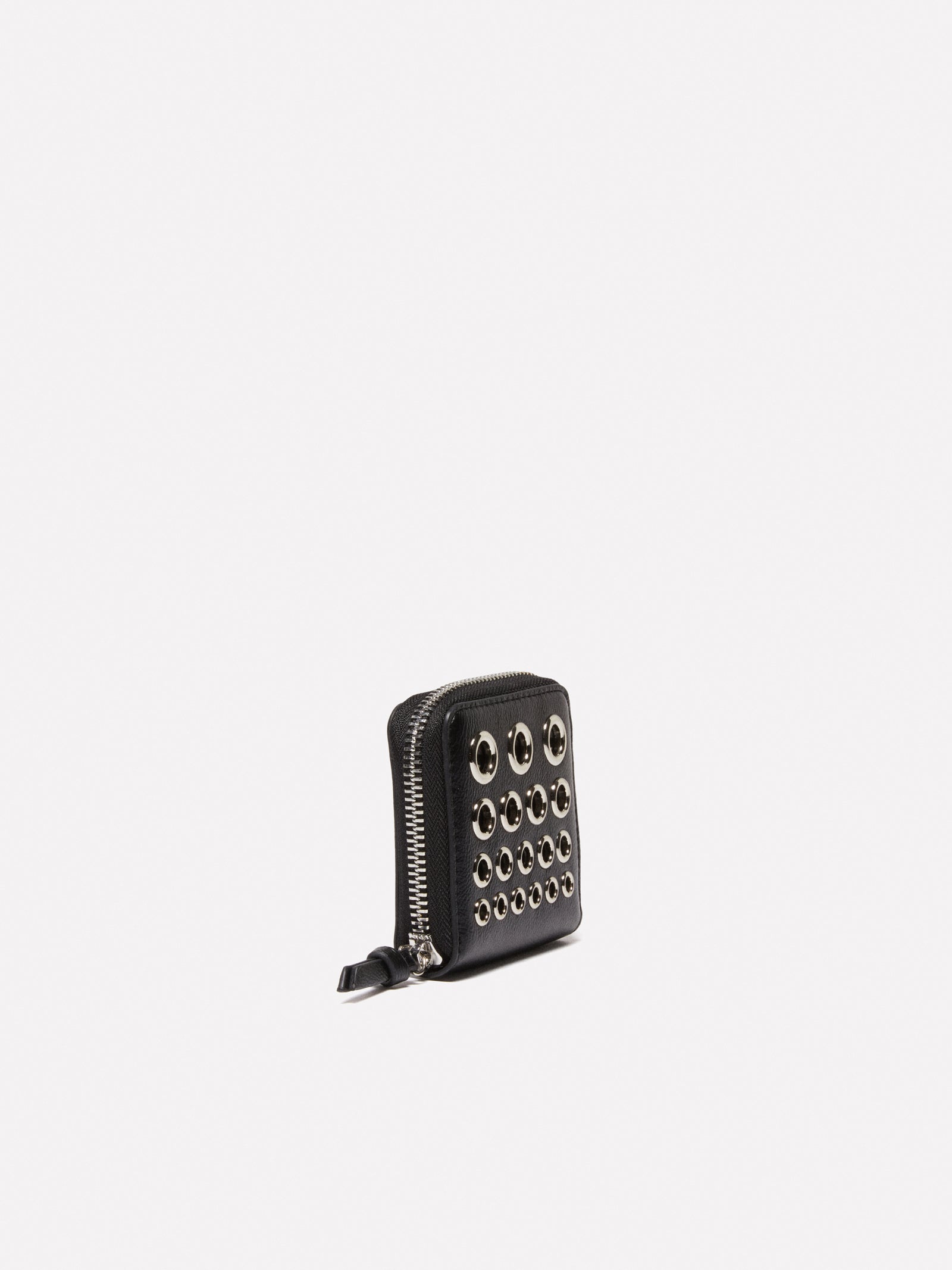 Portamonete piccolo con occhielli da donna nero 4 | Sisley Outlet