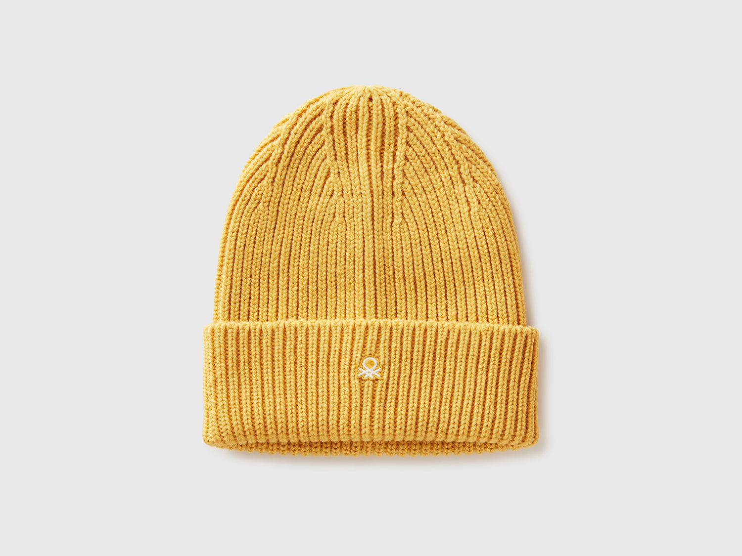 Cappello in misto lana da uomo senape | Benetton Outlet