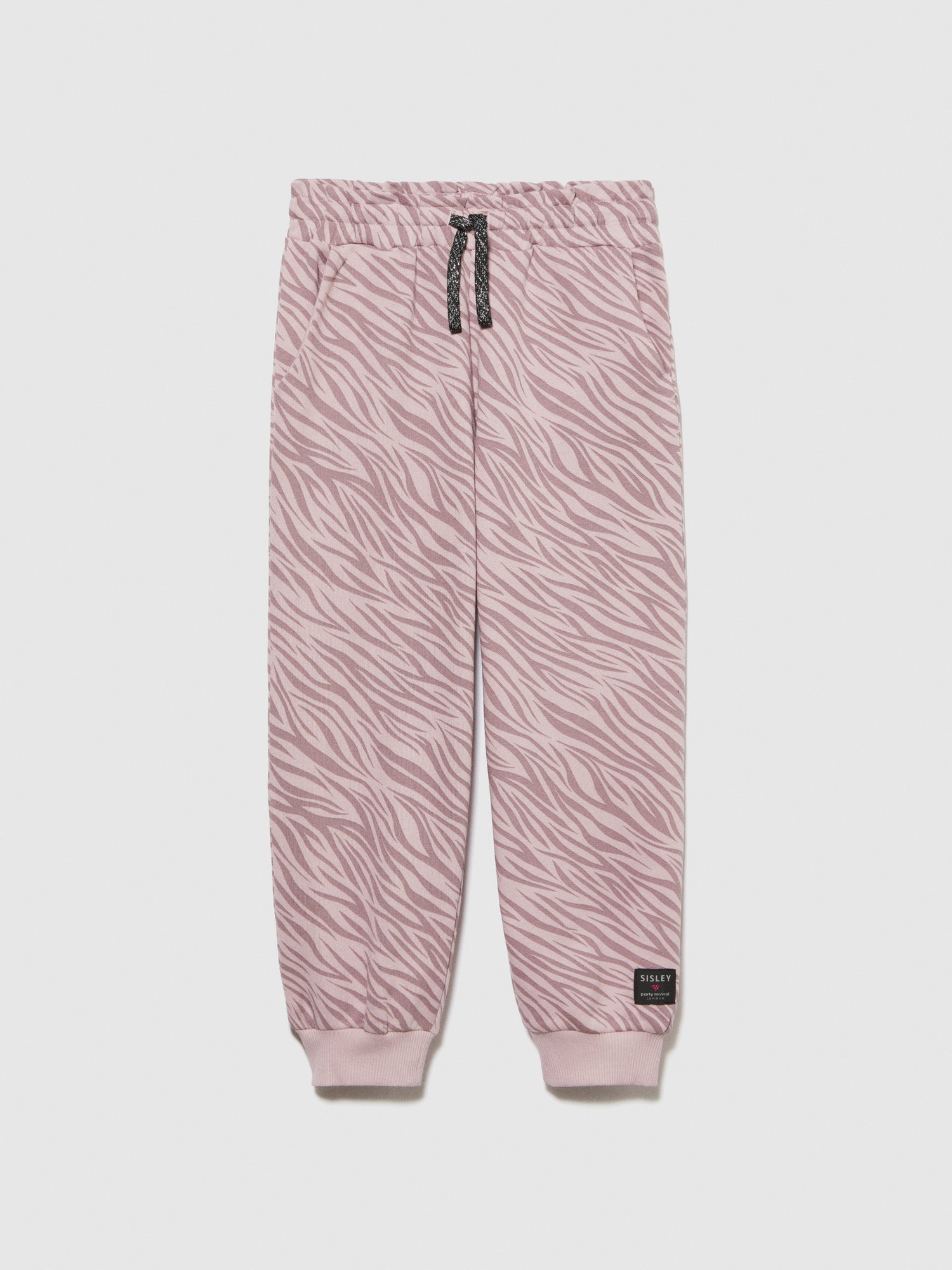 Joggers animalier da bambina rosa carne | Sisley young Outlet