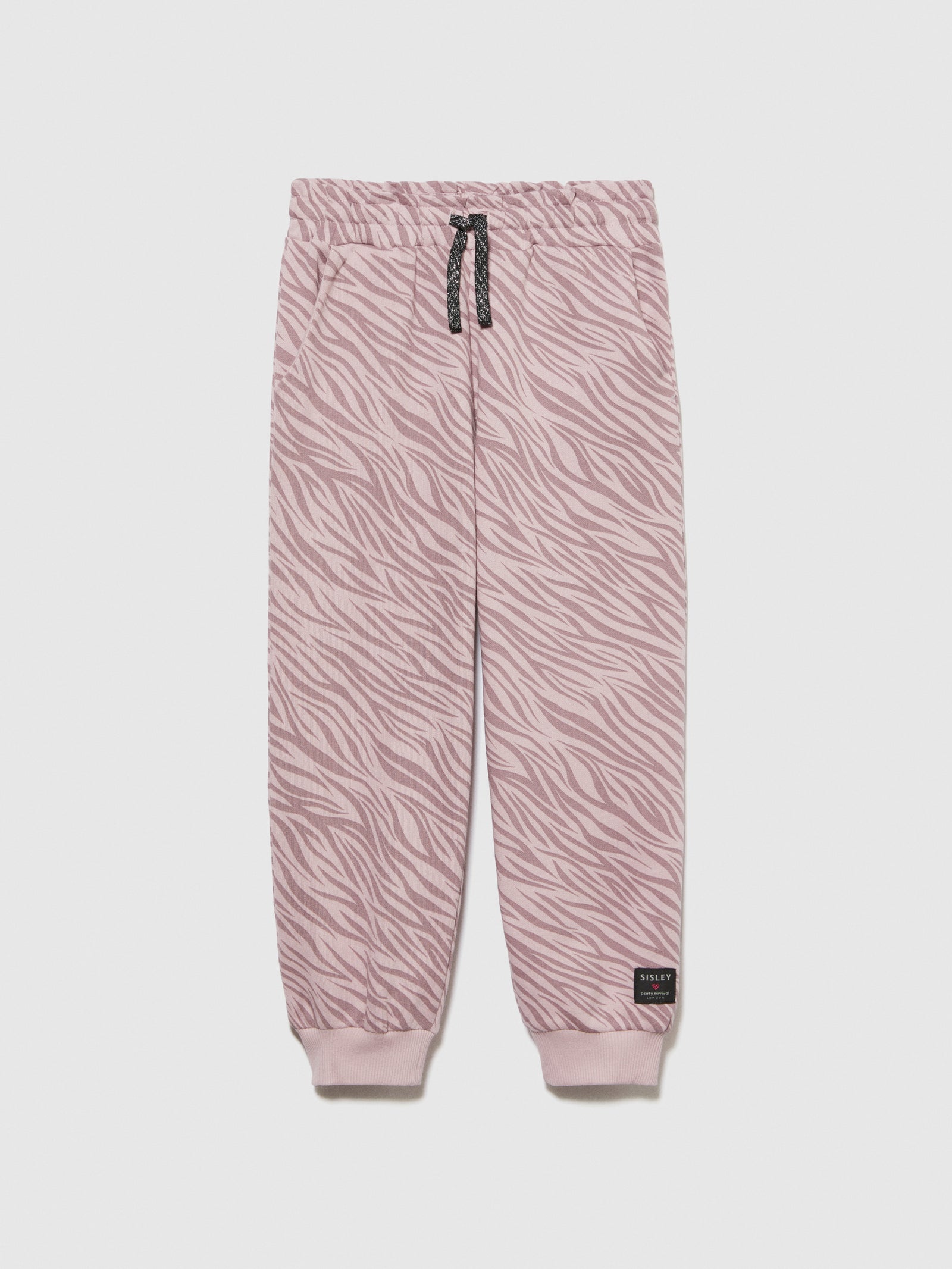 Joggers animalier da bambina rosa carne | Sisley young Outlet