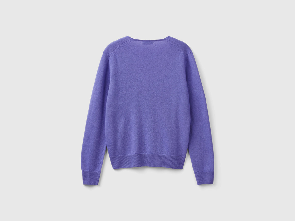 Pure Merino Wool V-Neck Sweater