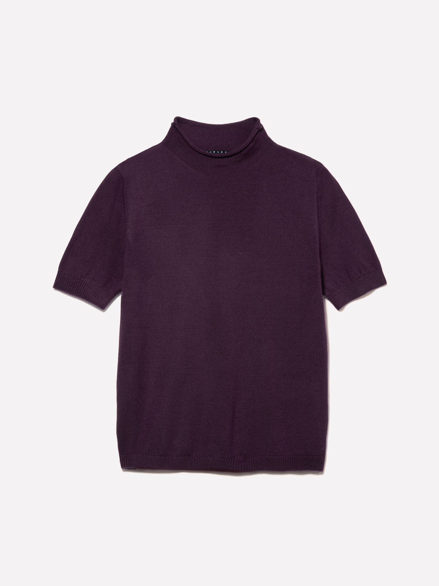 Maglia a maniche corte da donna prugna | Sisley Outlet
