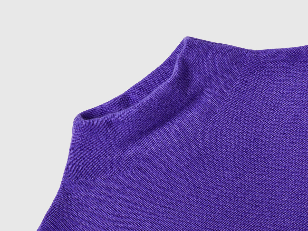 Vestito midi in misto cashmere