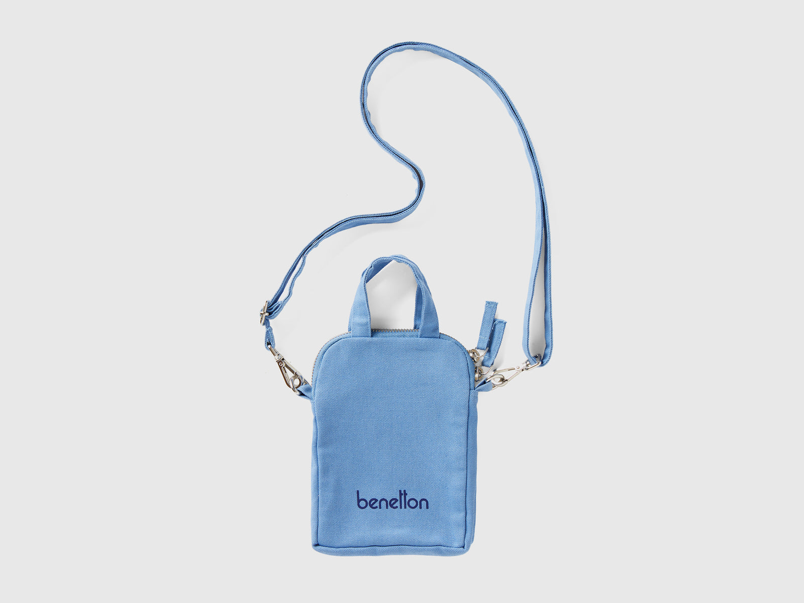 Portacellulare in puro cotone da uomo azzurro | Multimarchio Outlet