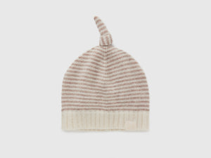 Berretto in misto cashmere e lana Merino