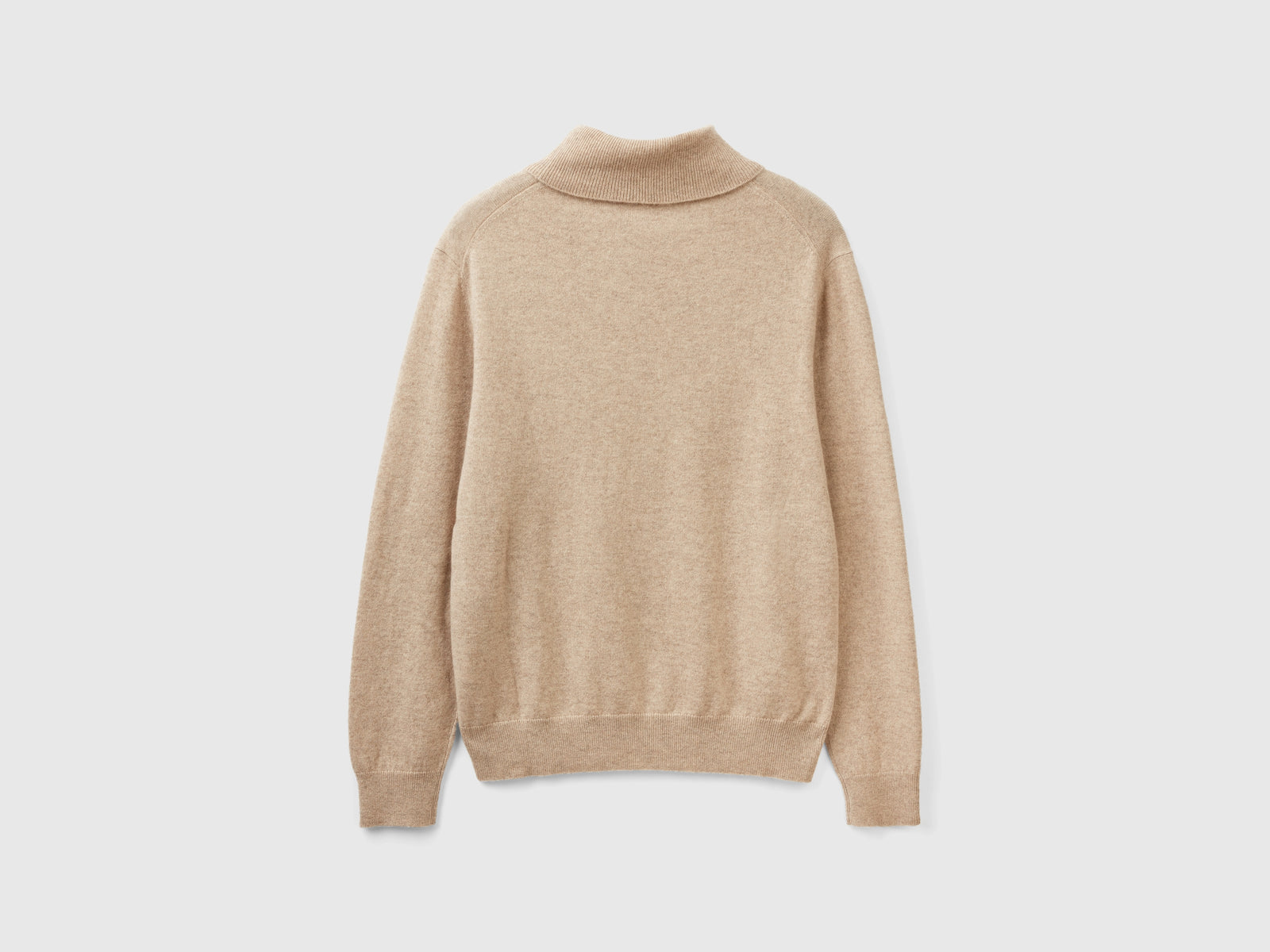 Dolcevita in puro cashmere da uomo beige 2 | Benetton Outlet