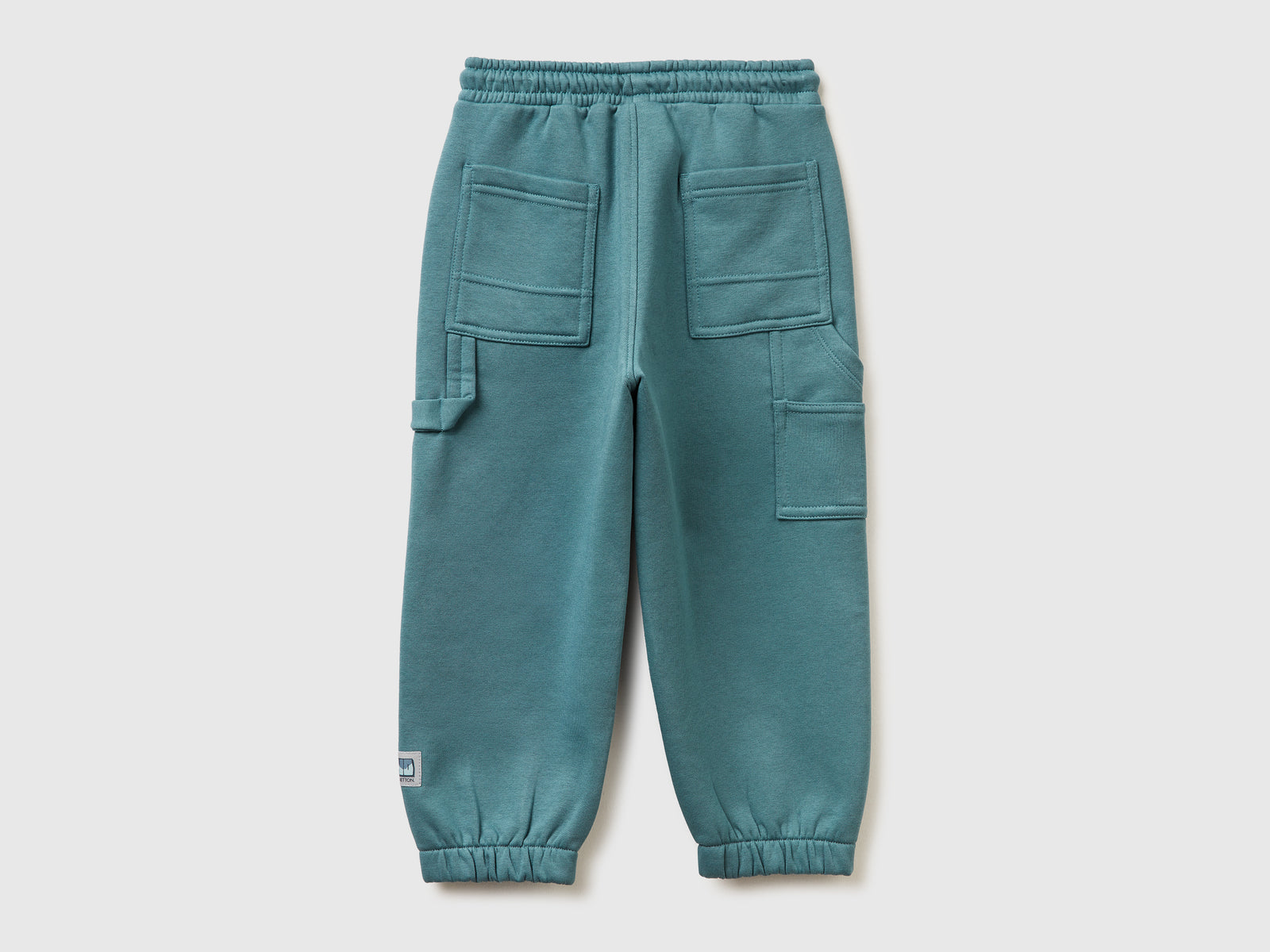 Joggers in caldo cotone da bimbo turchese 2 | Benetton Outlet