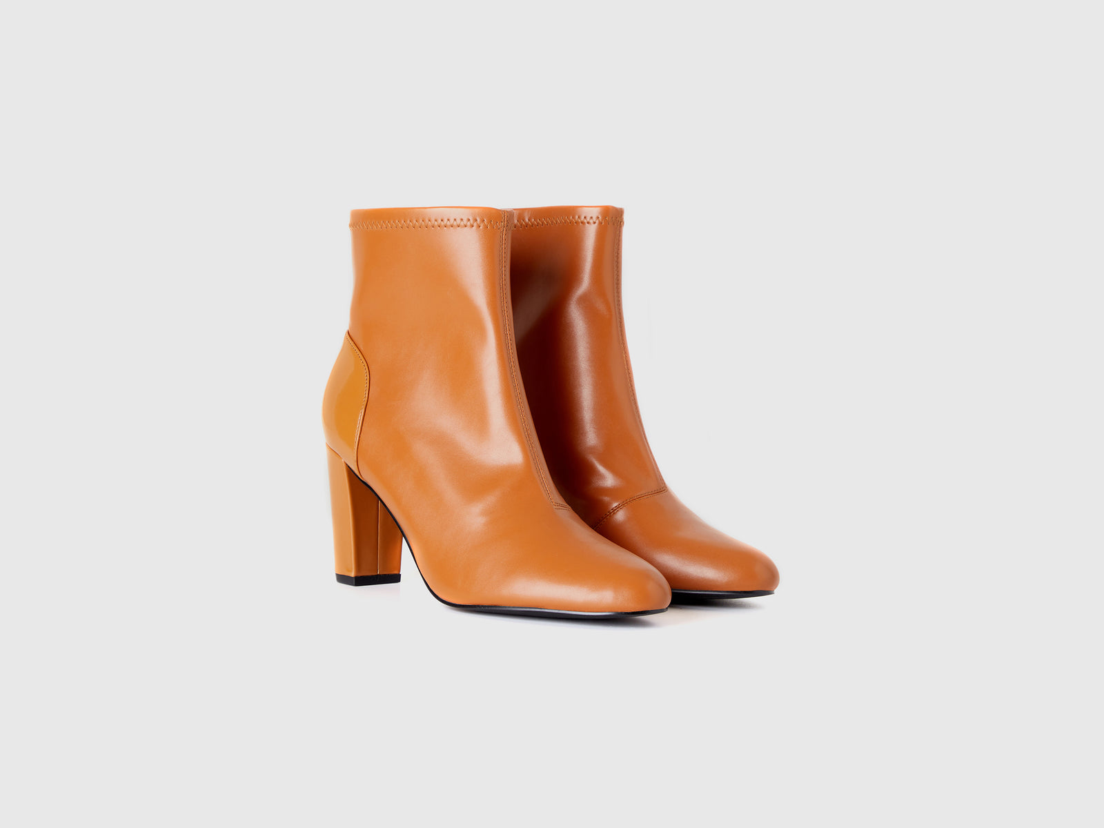 Stretch ankle boots with heel da donna marrone 3 | Benetton Outlet