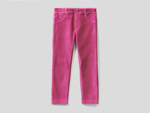 Pantaloni in ciniglia a costine