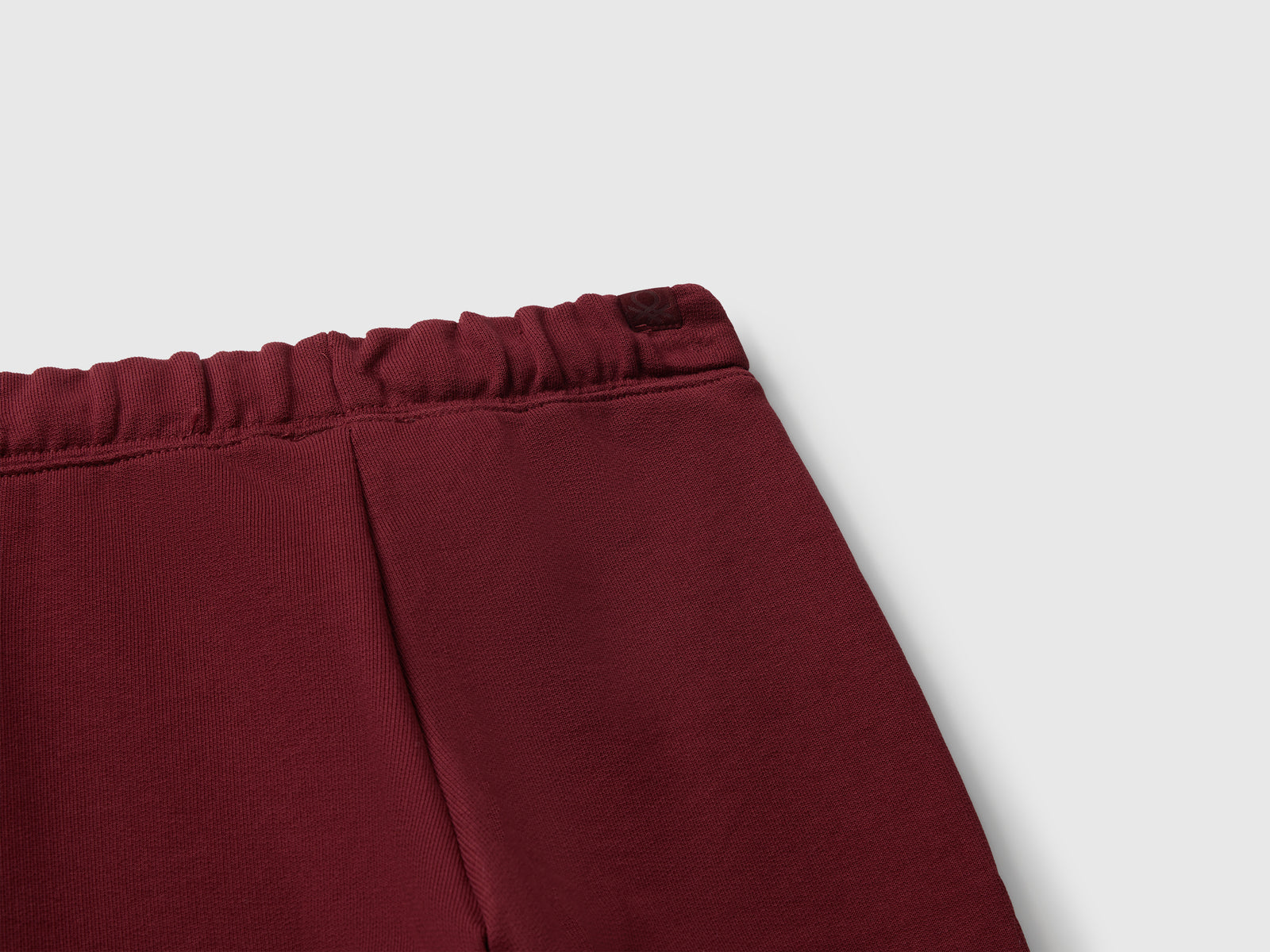 Joggers in felpa regular fit da bimbo bordeaux 3 | Benetton Outlet