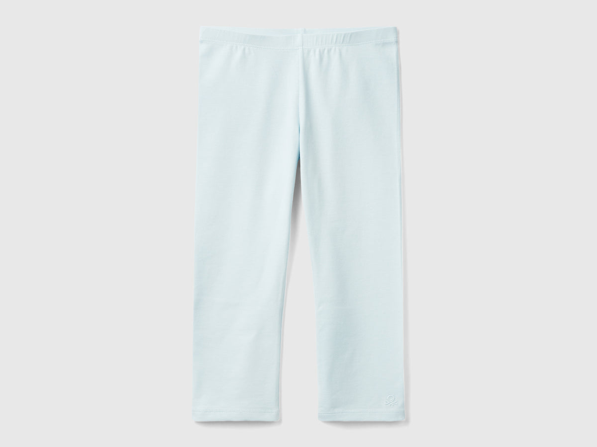 Leggings a 3/4 in cotone elasticizzato