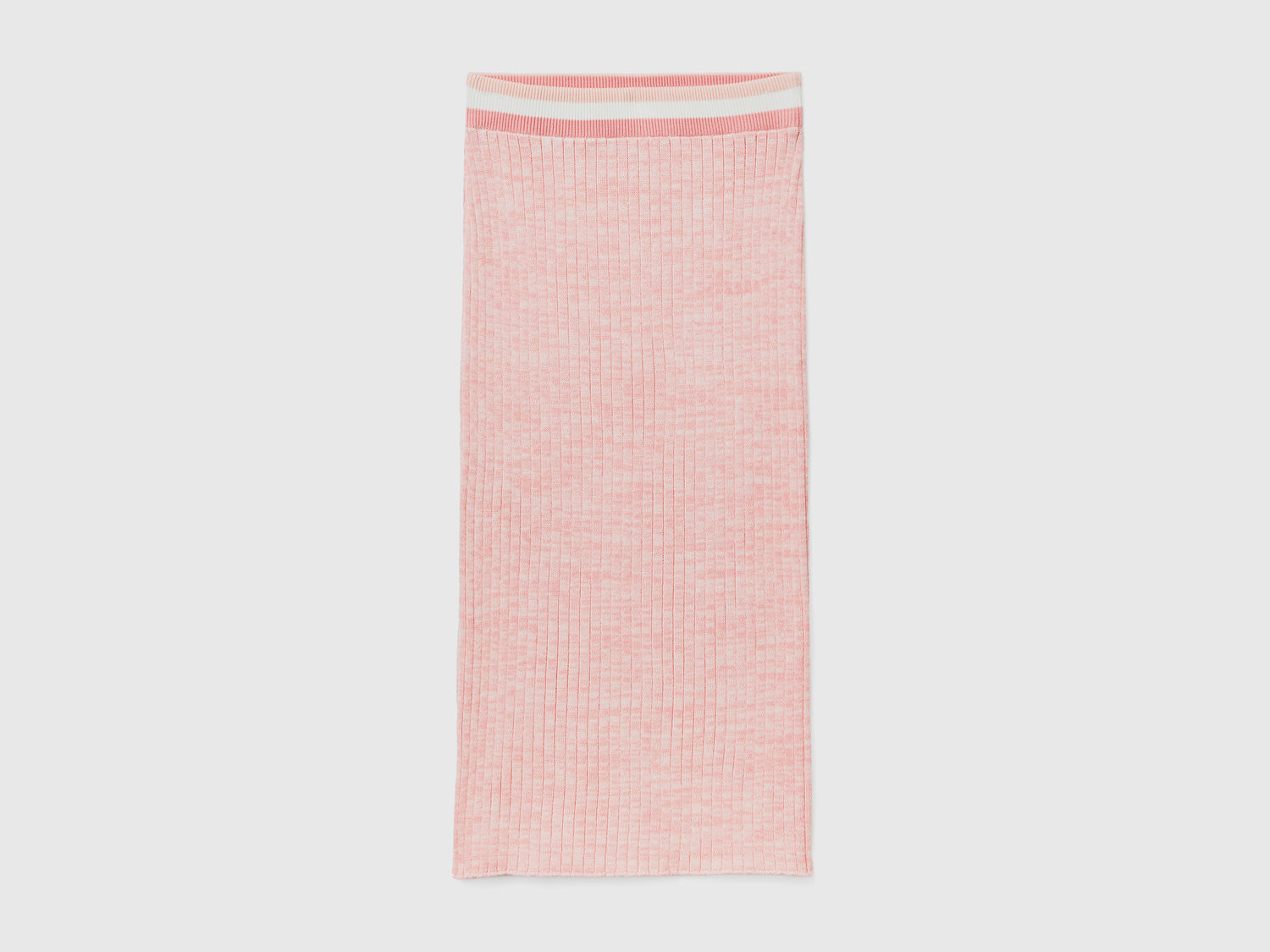 Longuette in maglia da donna rosa | Benetton Outlet