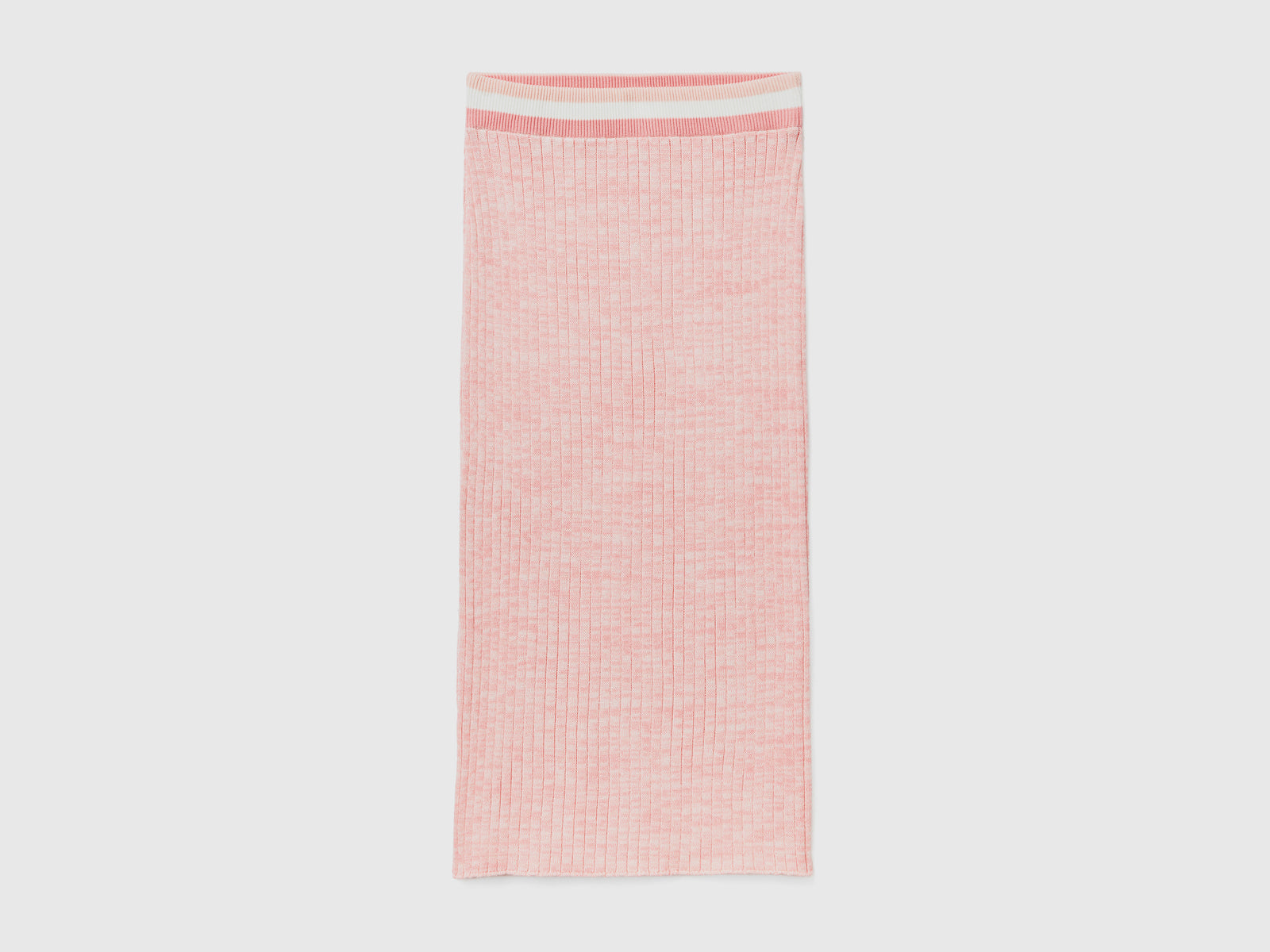 Longuette in maglia da donna rosa | Benetton Outlet