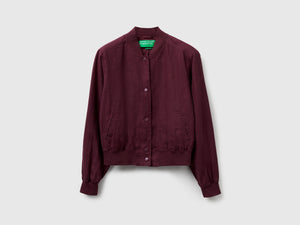 Bomber in 100% lino